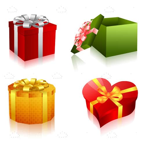 Various Gift Box Icons Various Gift Box Icons
